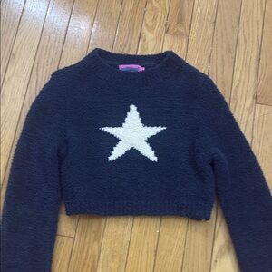 Navy Star Sweater
